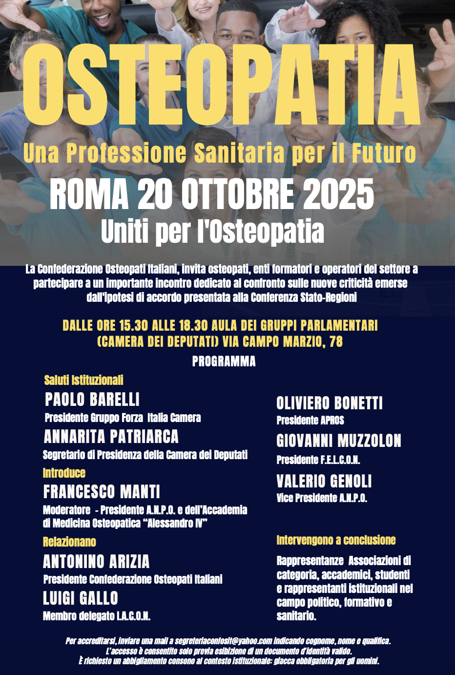 Osteopatia - Una professione sanitaria per il futuro